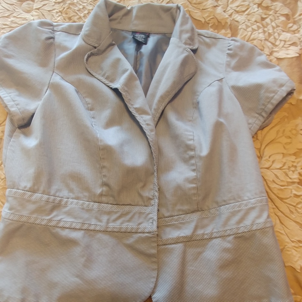 Torrid pin striped blazer